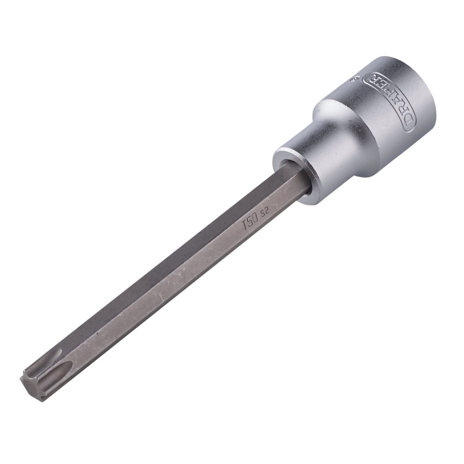 Draper 08968 TX-Star 1/2" Sq. Dr. Socket Bit, T50 x 125mm