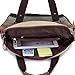 OSOPOLA M-1196 Leisure Canvas Top Handle Cross Body Bag Tote Handbags for Women