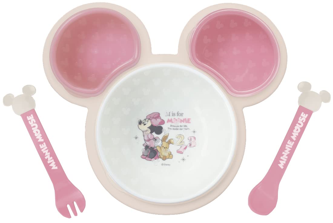 錦化成 ミニーマウス 片手で持てる離乳食パレット P×BEの商品画像