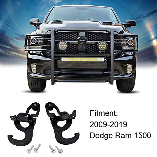 ENIXWILL Ram Front Tow Hooks Fit for 20092019 Dodge Ram 1500 Replace OEM 82210967 68196982AA