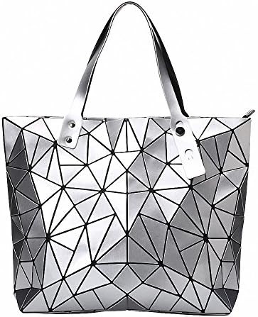 Silk Dell New woman's Big bags hand-held Grid Handbag Tote Shoulder Cosmetic Purse Bag