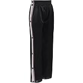 Hansber Kids Boys Girls Tear Away Pants Split Button Surgery Basketball Pants Running Jogging Trousers