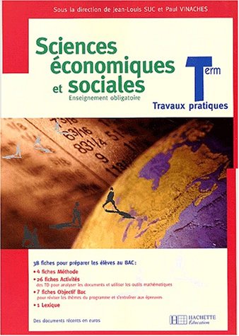 Sciences économiques et sociales, term[inale]