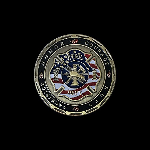 Saint Florian Firefighters Prayer Challenge Coin