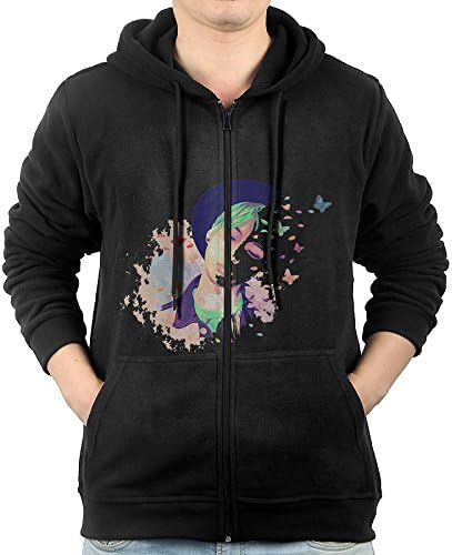 YUfunn Men's BTS Band Bangtan Boys Hooded Sweatshirt Pocket Zipper