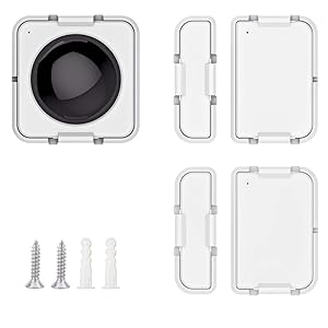 Wyze Sensor Mounting Bracket,Semi-Permanent Mount Solution for Wyze Sense Starter Kit,Qunions Specific Holder for Wyze Motion Sensor and Contact Sensors, Sensors are Not Included (2-Pack)