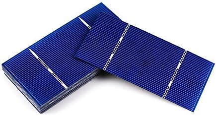 JSLINTER Polycrystalline Cheap Solar Cell kit for Diy Solar Panel, Solar light and more (30, 4 x 2 inch)