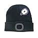 EZGO Extremely Bright LED Lighted Beanie Cap, Unisex Lighted Headlamp Hat, Perfect Hands Free Flashlight for Hunting, Camping, Jogging, Grilling, Handyman Working and More