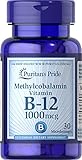 Puritan's Pride Methylcobalamin Vitamin B-12 1000 mcg-30 Microlozenges