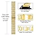 DEALELE Bands Compatible with Samsung Galaxy Watch 46mm / Galaxy 3 45mm, 22mm Stainless Steel Metal Replacement Strap for Huawei Wacth GT5 / GT5 Pro / 4/4 Pro / GT4 / 3/3 Pro / GT3 46mm (Gold)