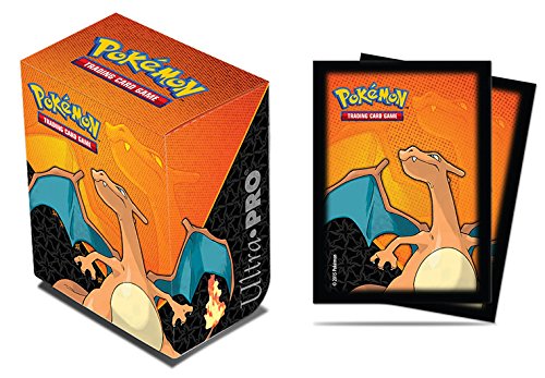 Charizard Pokemon Card Sleeves & Deck Box Set [1 Box, 65 Sleeves]