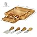 Cheese Board and Knife Set | 100% Teak (NO CHEAP BAMBOO) | Large (13x13x1.5) | Charcuterie Board | Cheese Platter | Cheese Plate | Cheese Tray      
