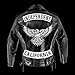 VEGASBEE® Independent Patch Reflective Embroidered Iron-On Patch Biker Jacket Rider Vest TOP Rocker Gray Size 13