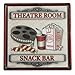 Ialwiyo Home Decor metal Tin Sign Theater Snack Bar Tin Sign Vintage Metal Plaque Poster Bar Pub Home Wall Decor