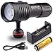 Evolva Future Technology D02 Scuba Diving Underwater 100M Video Camera Photography Light Torch Flashlight