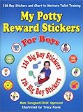 My Potty Reward Stickers for Boys: 126 Boy Potty Training Stickers and Chart to Motivate Toilet Training