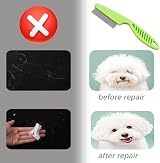 CCLKHY Hair Lice Comb Stainless Steel Fine Tooth Grooming Dandruff Removal view 4