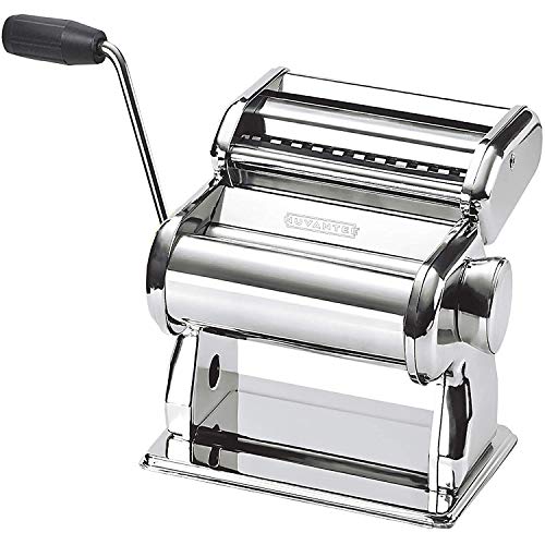 Nuvantee Pasta Maker - Highest Quality Pasta Machine - 150 Roller with Pasta Cutter - 7 Adjustable Thickness Settings (Renewed)