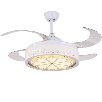 Amazon Com Blwx Ly Retractable Ceiling Fans With Lights 30w Led