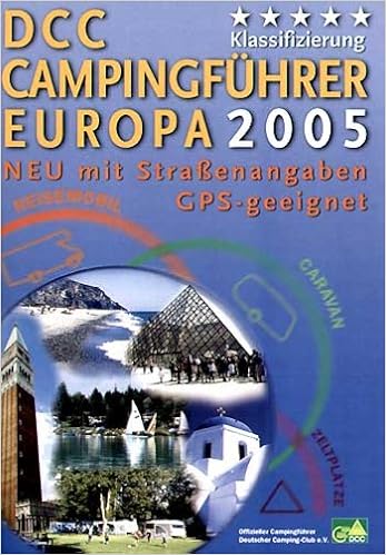 Dcc Campingfuhrer Europa 2005 Amazon De Bucher