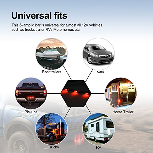 5 Partsam+Clearance+Trailer+Stainless+Identification