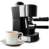 Koblenz CKM-650 EIN - Cafetera expreso/cappuccino, 3.5 bares de presión,  800 Vatios, Negro/Acero, 10.04″ x 8.66″ x 14.17″, 4 tazas (240 ml) :  Amazon.com.mx: Hogar y Cocina