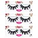 LashXO Lashes- Va Va Voom-3 PK Premium Quality False Eyelashes Compare to brand makeup and House of Lashes Fake Eyelashes