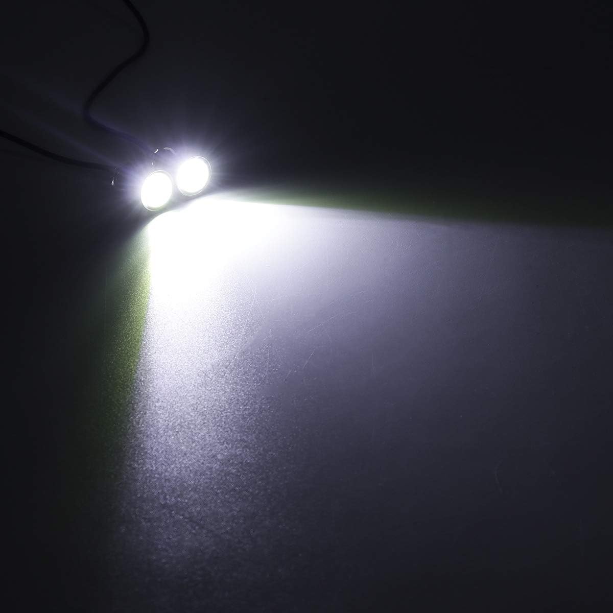 Amazon Kawell ボルト型 Led スポットライト 12v 3wx12個 ホワイト 大玉 超強力発光 埋め込み フォグライト デイライト 汎用 汎用バルブ 車 バイク