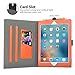 iPad Mini 2 Case, iPad Mini 3 Case Cover, iPad Mini Case, Cambond Slim Fit Auto Sleep/Wake Flip Case Cover with Card Slots and Stylus Holder, Protective Premium PU Leather (Orange)