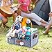 Baby Diaper Caddy, Nursery Diaper Tote Bag, Large Portable Car Travel Organizer, Boy Girl Diaper Storage Bin for Changing Table, Baby Shower Gift Basket, Newborn Registry Must Haves, 15