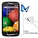 Moto E 1st Gen Tempered Glass Screen Protector,Moto E Screen Protector,UTLK HD Clear 9H Hardness Round Edge Ballistic Glass Screen Protector Saver For Moto E/Moto E (1st Generation) Bubble-free