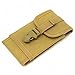 Premium Outdoor MOLLE Tactical Military Pouch Army Camo Waist Holster with Belt Clip for iPhone X 6 6s 7 Plus 8 Plus ,Samsung Galaxy Note 8 S7 S8 S6 Edge (Fits will a Slim Hard Case Bumper Cover On)