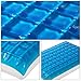 MoMA Gel Memory Foam Pillow - Reversible Cool Gel Pillow - Standard Sized Cooling Bed Pillow - Luxury Hypoallergenic Memory Pillow Neck Pain Side Sleeper - Deluxe Breathable Thick Gel Pillow