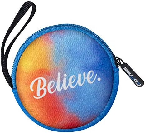 GoFree Multi-Purpose Pouch for Earphones, Coins, Keys, Memory Cards, Cosmetics, Cables etc. (8cm / Believe)