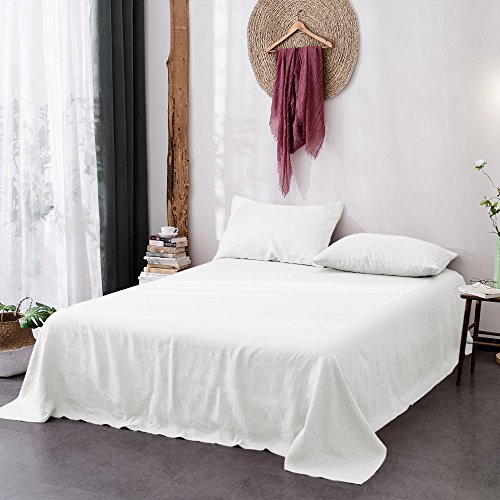Merryfeel Luxurious 100% Pure French Linen Sheet Set - King