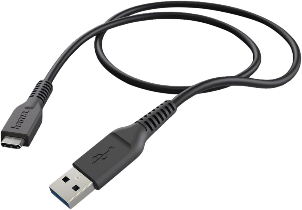 Hama 1 m, USB-C USB C/USB3.0-A 1 m USB A - USB (Cables Black USB-C USB 3.0-A (Gen 1), USB, 1 M, 3.0 USB/C, USB A, male to male, black)
