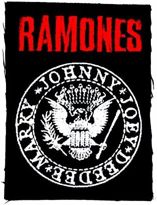 Johnny Ramone Band Army T Shirts Logo Embroidered Iron on Patches By Pbear Shop