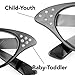 Hip Hop 50's Shop Kids Cat Eye Glasses (Baby-Toddler, black)