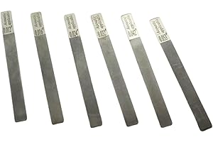 6Pcs Guitar Nut Files Set Made Of Stainless Steel With Comfortable Handles For Luthier Use In Precise Fret Slot Crowning And 