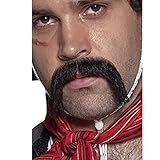 Western Authentic Mexican Costume Handlebar Moustache
