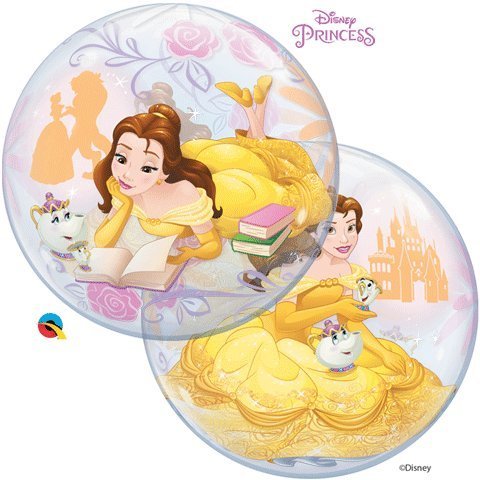 Disney Princess Belle Beauty & The Beast 22" Bubble Balloon