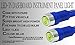 JDM 10 pcs T5 COB Blue WEDGE 5050 1 CAR DASHBOARD DASH LIGHT BULB Really Bright