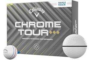 GOLFBALLS.COM Callaway Golf Chrome Tour Triple Diamond Triple Track AlignXL Golf Balls - 2025 Model