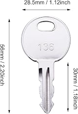 CARNFORTH 1051 Master Plant Keys for Thwaites Dumper Excavator Tractor T104633 view 2