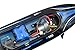 Blomiky H100 2.4GHz 4CH 20MPH High Speed Racing Blue RC Boat Remote Control Boat Extra 2 Battery TKKJ H100 Ship Blue