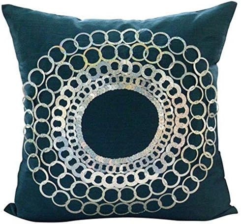 Amazon Com The Homecentric Designer Teal Blue Pillow Shams