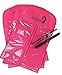 Vinuss Hair Extensions Carrier, Virgin Hair Storage Pink Non-woven Suit Case Bag Package with Black Wooden Hanger for Hair Weave & Clip in Hair Extensions(Zipper Problems Solved on New Version)