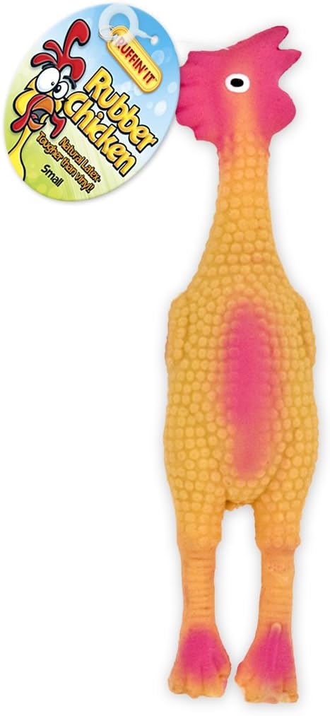 small rubber chicken