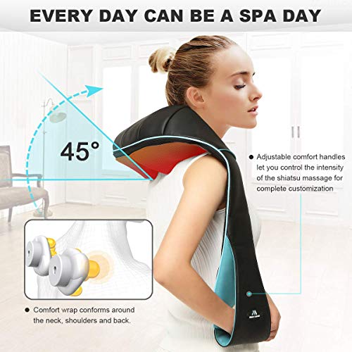 2 Back+Neck+Shoulder+Massager+Heat