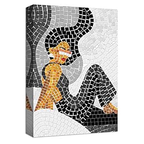 Canvas Wall Art Abstract Mosaic Collage...